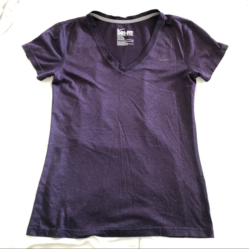 Purple Nike Dri Fit Shirt
